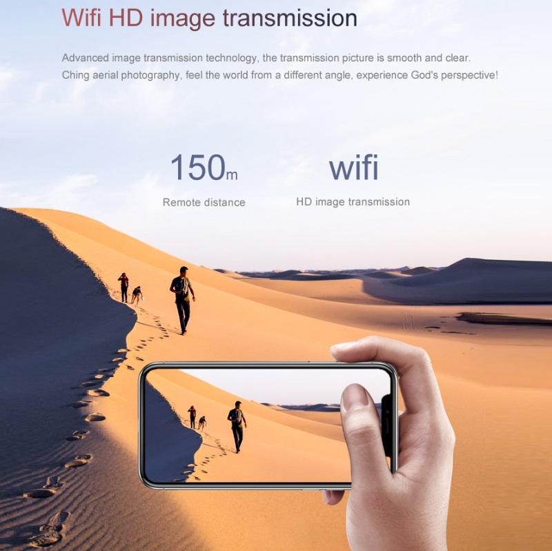 Mini Folding Drone For Aerial Photography - Standard Without Camera Gray