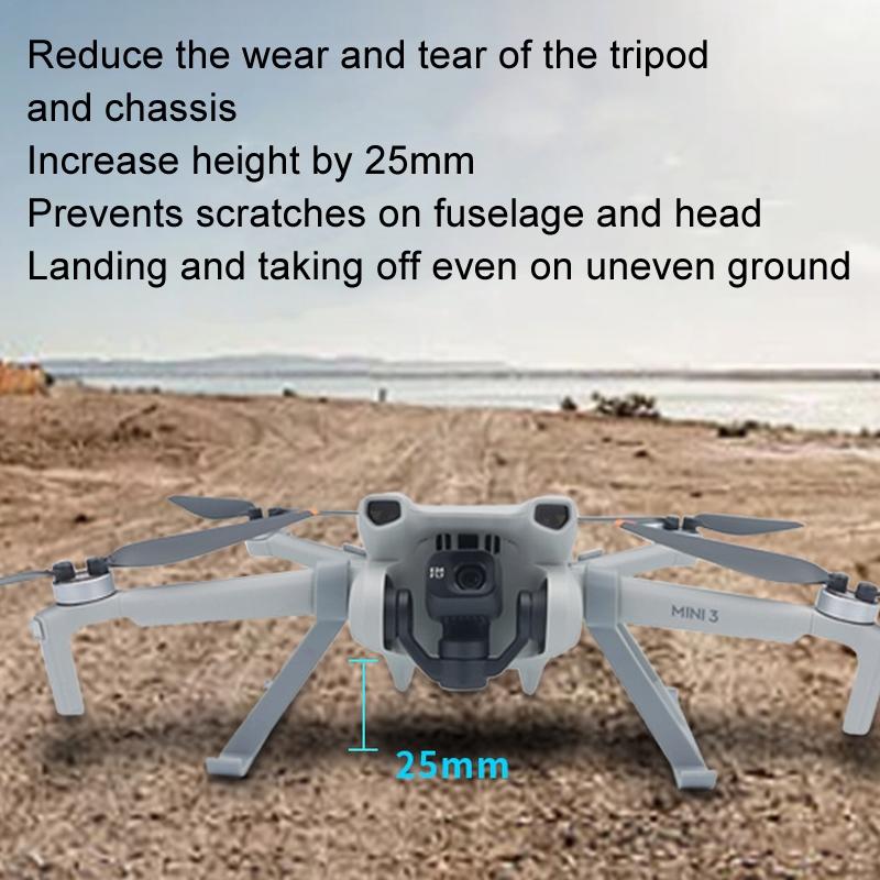 Pair Of Landing Gear Propeller Covers For Height Increase - Kickstand Protection