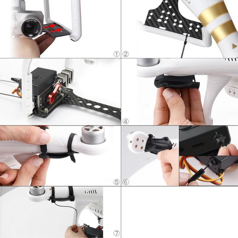 Parabolic Air Dropping System For Dji Phantom 3 - Advanced / Professional