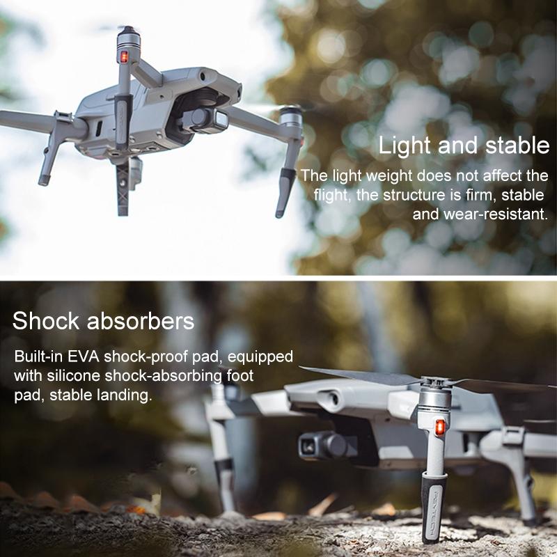 Portable Heightened Landing Gear For Dji Mavic Air 2 - Elevated Design