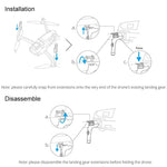 Portable Heightened Landing Gear For Dji Mavic Air 2 - Elevated Design