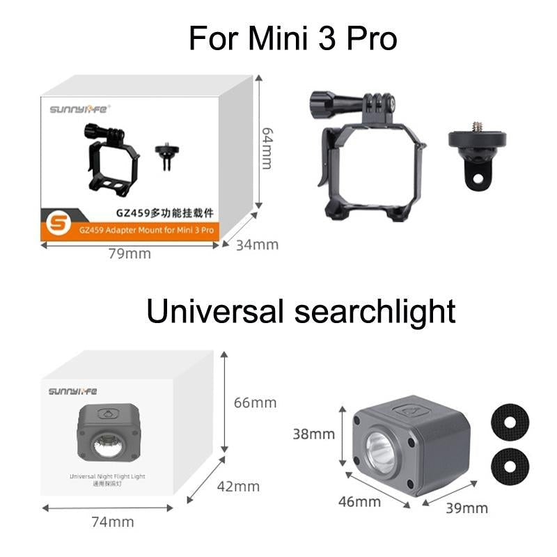 Pro Gopro10 Action Camera Mount For Dji Mini 3 - Hanging Load
