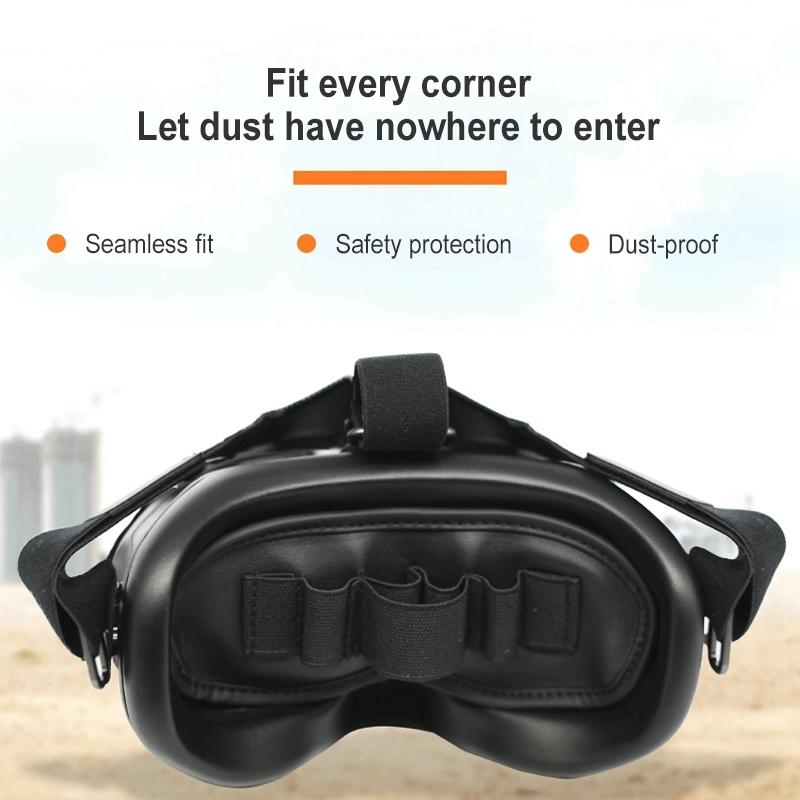 Protective Dust Cover For Dji Fpv Glasses V2 - Integrated Antenna Storage