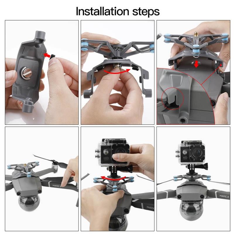 Rcgeek Mavic 2 Shock Mount Bracket Set