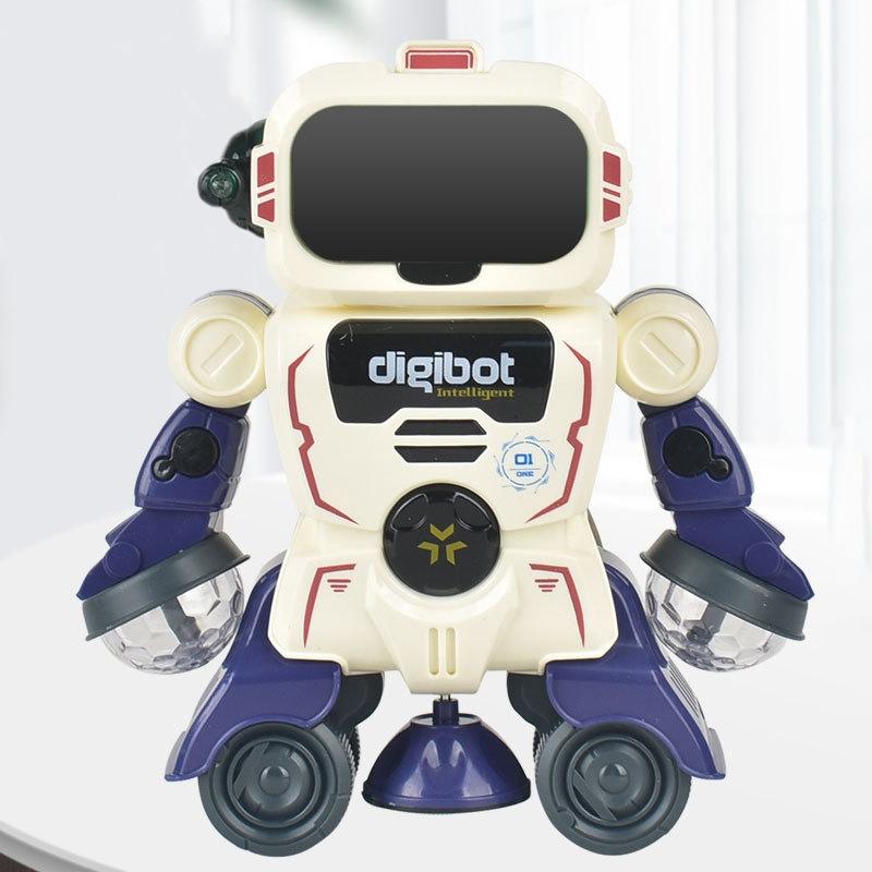 Smart Sound & Light Mechanical Robot Toy - Blue