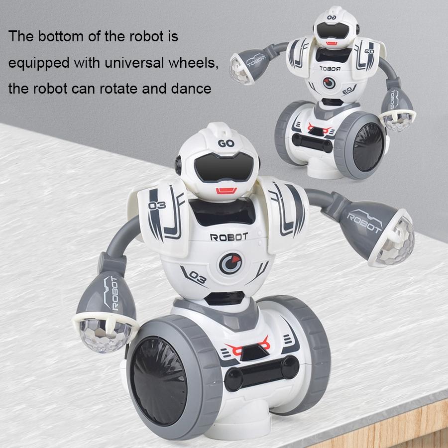 Smart Sound & Light Mechanical Robot Toy - Blue 5