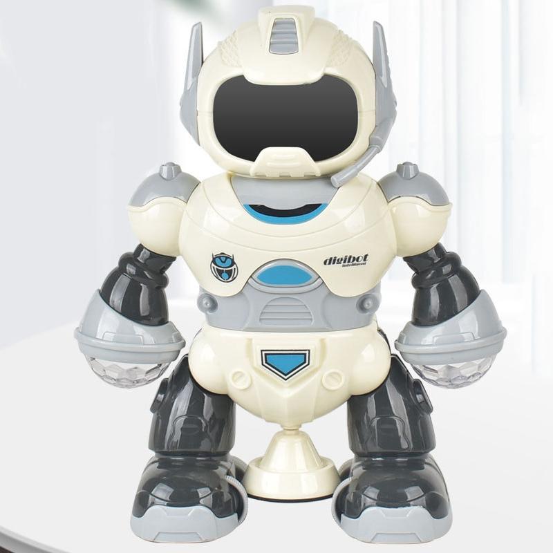 Smart Sound & Light Mechanical Robot Toy - Blue 5