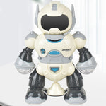 Smart Sound & Light Mechanical Robot Toy - Blue 5