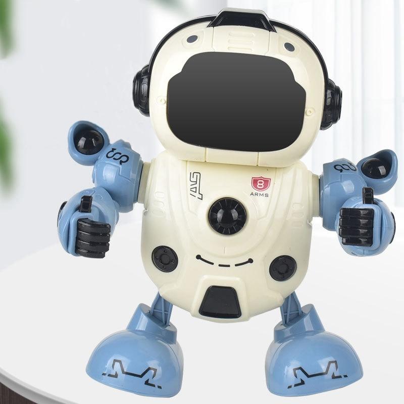 Smart Sound & Light Mechanical Robot Toy - Blue 8