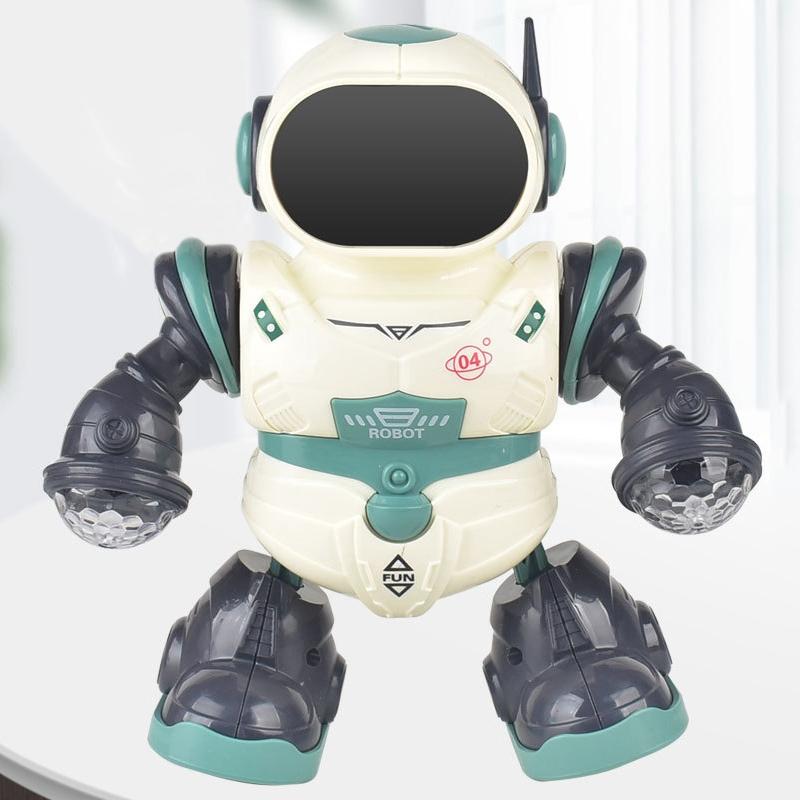 Smart Sound & Light Mechanical Robot Toy - Green 4