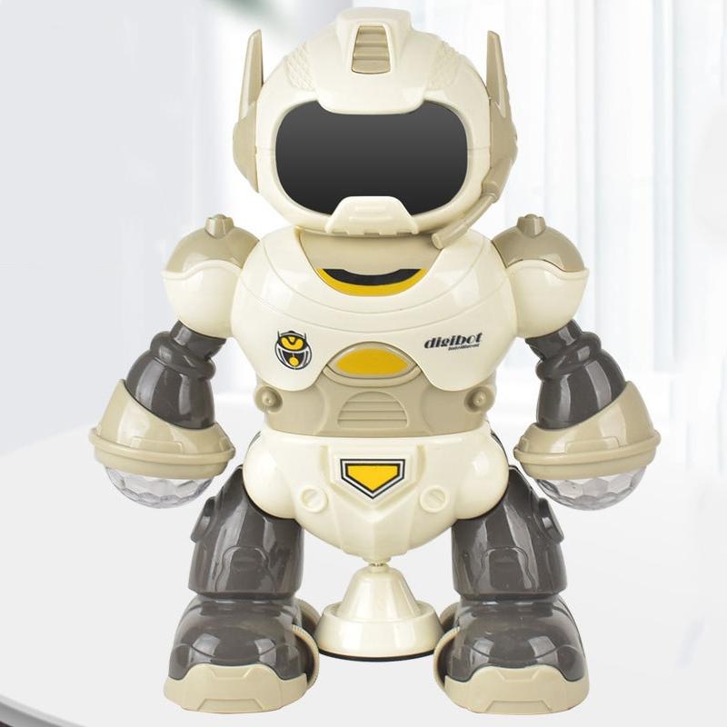 Smart Sound & Light Robot Toy - Yellow 5