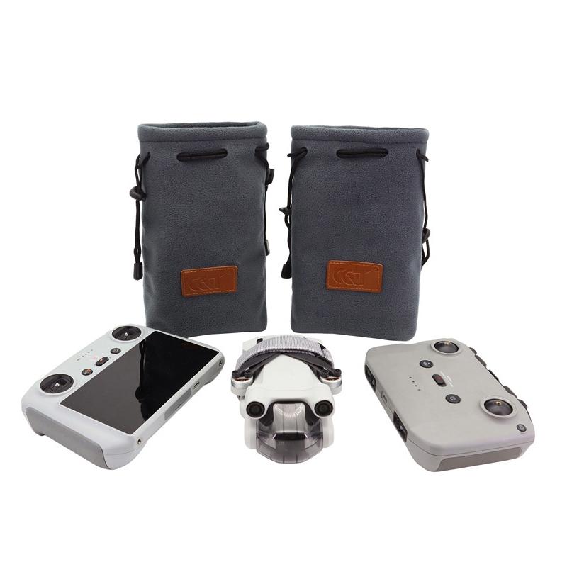 Thick Flannel Storage Bag For Dji Mini 3 Pro - 2 Pack