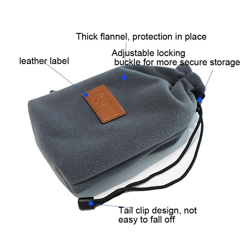 Thick Flannel Storage Bag For Dji Mini 3 Pro - 2 Pack