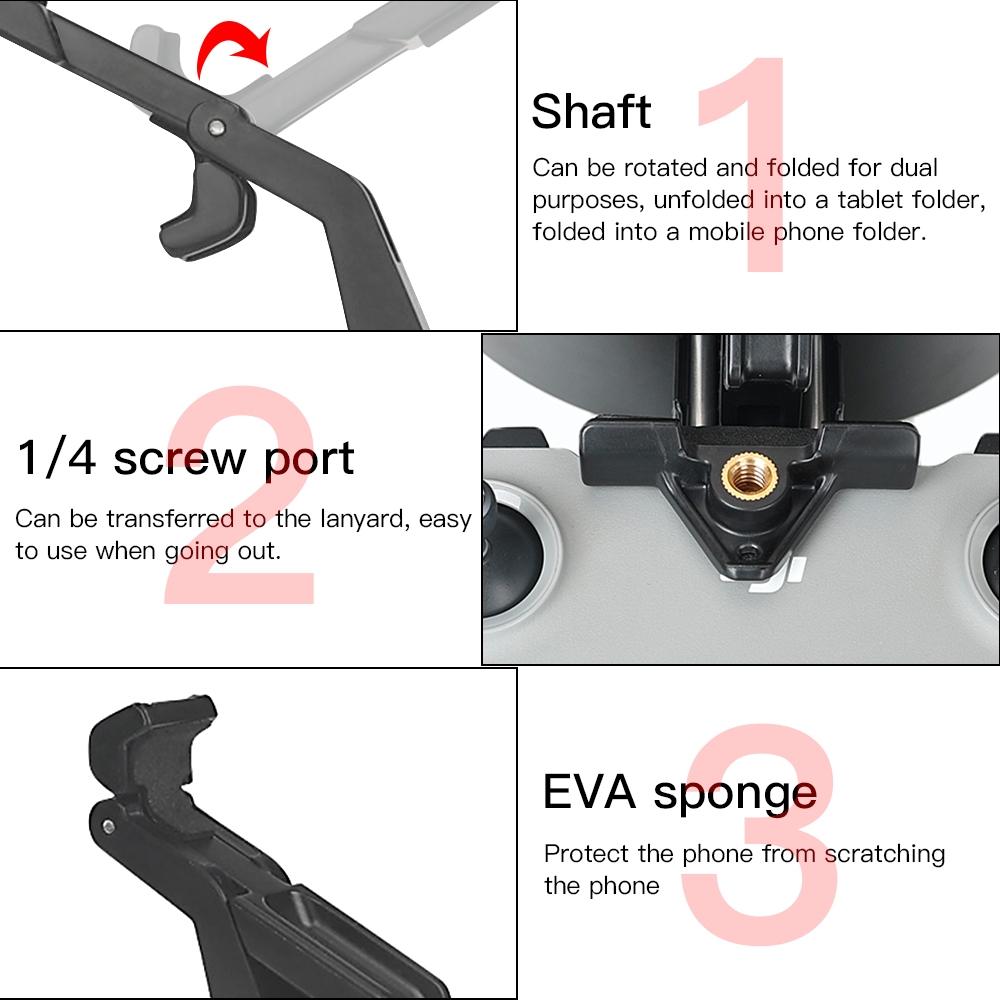 Universal Phone Tablet Bracket For Dji Mavic 3 / Mini 2 / Mini 3 Pro - Remote Control Clip