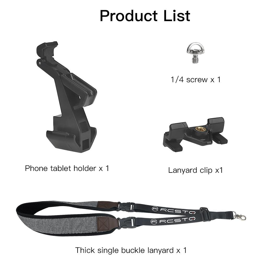 Universal Remote Control Bracket For Dji Mavic With Lanyard