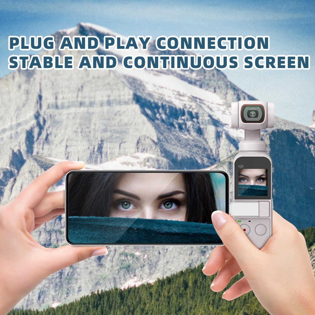 Universal Smartphone Adapter For Dji Pocket - 8 Pin