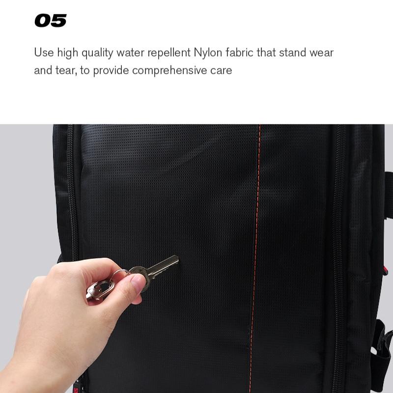 Waterproof Nylon Backpack For Dji Ronin Sc And Mavic 2 Drone - Portable And Travel-Friendly