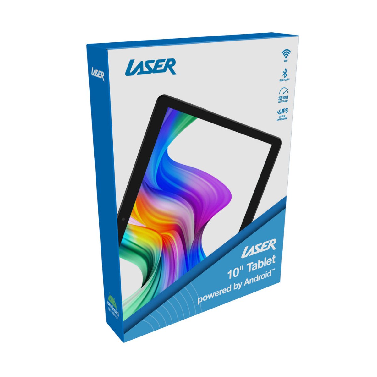 Laser 10 - inch IPS Android Tablet 32GB WiFi Black