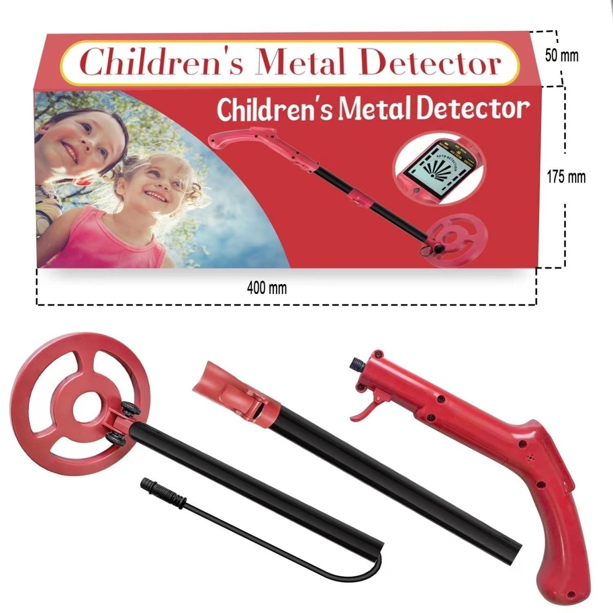 Outdoor Treasure Hunter Metal Detector for Kids - Science Toy - Light Green