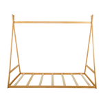 Kids Tent Montessori Toddler Floor Bed Wooden Bedframe