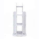 Rotating Bookcase Bookshelf Kid's Book Organiser Rack Wooden Castle Display Shelf