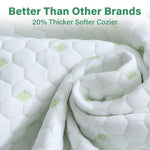 Mattress Protector Bamboo Cotton Mattress Cover Waterproof S Fitted Cover
