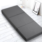 Giselle Bedding Foldable Mattress Folding Foam Bed Single Grey