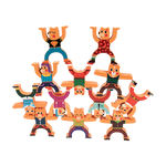 Balancing Stacking Blocks Educational Balance Wooden Acrobatic Toys Game