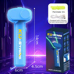 Blue 3 - Meter Glow - in - the - Dark Rope Launcher Toy - Fun Stress Relief for All Ages