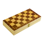 Chess Board Games Folding Large Chess Wooden Chessboard Set Wood Toy Gift