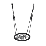 Kids Rope Swing Round Outdoor Birds Crows Nest Spider Web Swing Seat 65cm