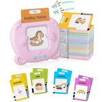Pink Bear - Shaped Early Education Card Reader - Interactive Learning Toy with 510 Flashcards for Kids