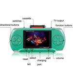 2.4 Mini Colour Screen Gaming Console For Kids - Classic Intellectual Games - Black