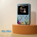 G5 Retro Handheld Game Console with 500 Classic Games - Sky Blue