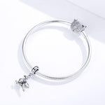 925 Sterling Silver Drogon Dinosaur Charm For Diy Bracelets