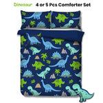 Ramesses Dinosaur Kids Advventure 5 Pcs Comforter Set Double