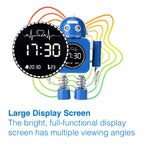 Laser Kids Robot Alarm Clock - Blue