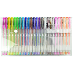 Glitter Gel Pens (100 pack) with 2.5X More Ink - Craft, Kids & Adult Colouring