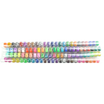 Glitter Gel Pens (100 pack) with 2.5X More Ink - Craft, Kids & Adult Colouring