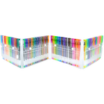 Glitter Gel Pens (100 pack) with 2.5X More Ink - Craft, Kids & Adult Colouring