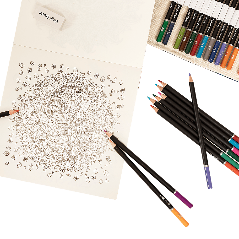 Coloured Pencils Colouring Artist Sketching Drawing for Kids Adults