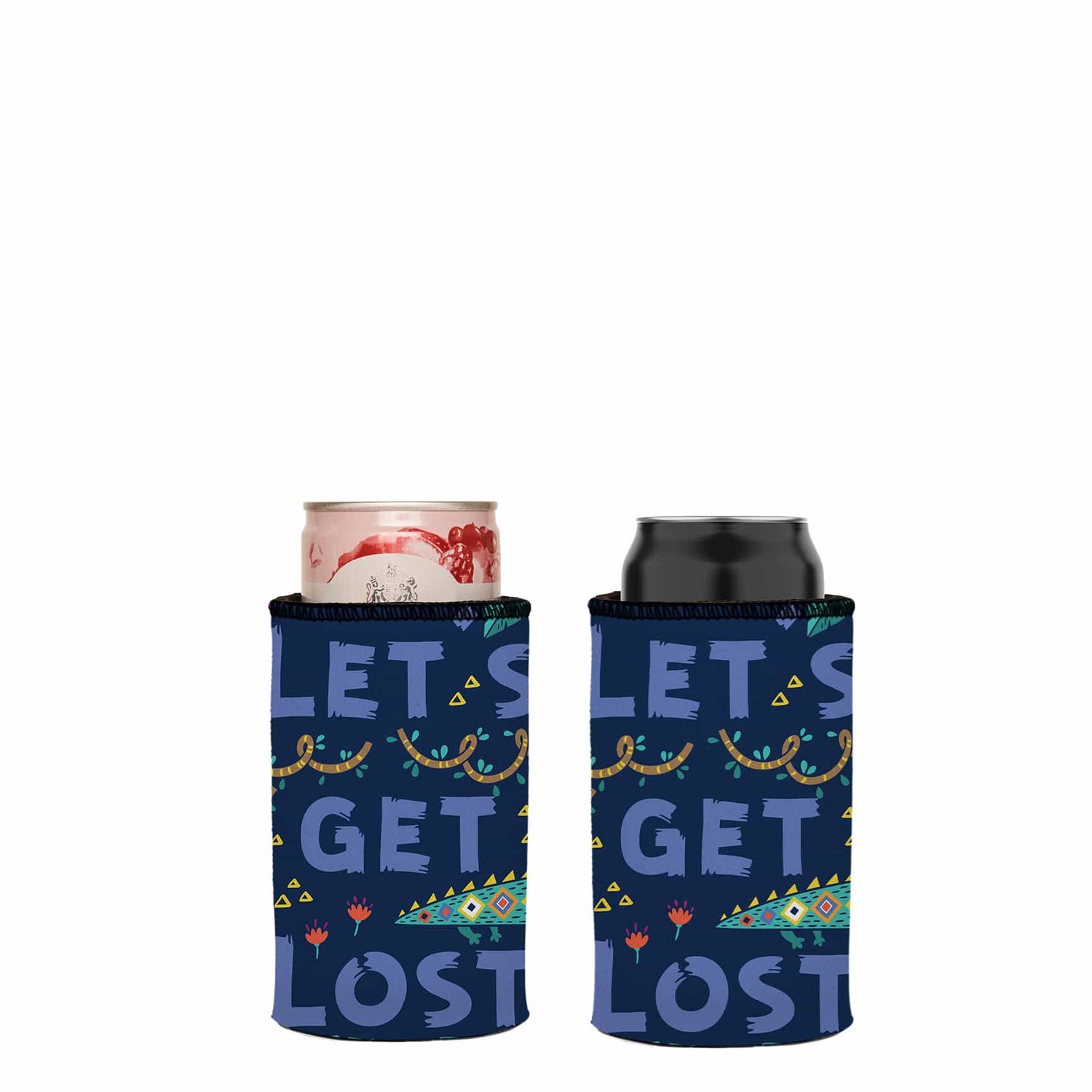 Lets Get Lost in the Wild Stubby Cooler 2 - Pack - Standard