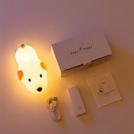 Dopey Dog Children's Silicone Night Light with Tap Control