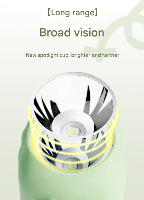 Green Adorable Crocodile Silicone LED Flashlight for Kids - USB Rechargeable, Dimmable Brightness, Portable Night Light