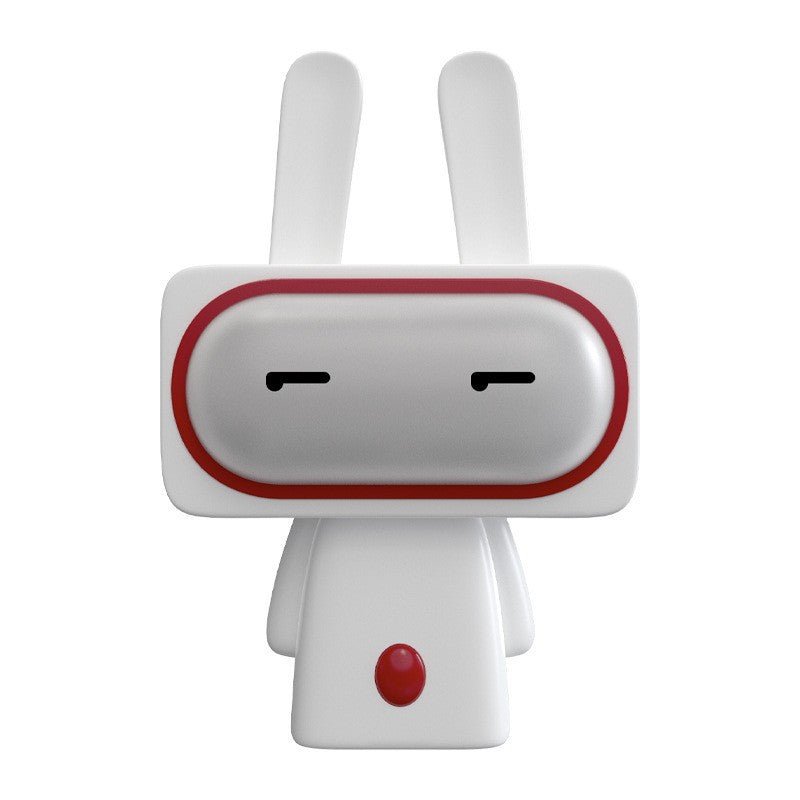Squinting Cute Bobi Rabbit LED Night Light for Kids - USB Rechargeable