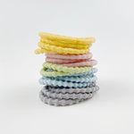 MANGO JELLY Kids Hair Ties (3cm) - Bubbly Milky - Twin Pack