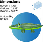 Bestway 1.52m x 71cm Buddy Crocodile Ride - On