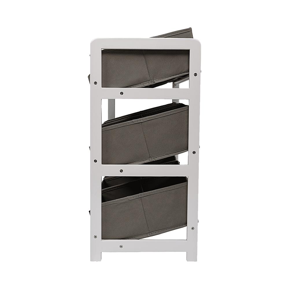Kids Toy Box Storage Unit Drawers Childrens Bedroom Shelf Baby Nursery Furniture Grey