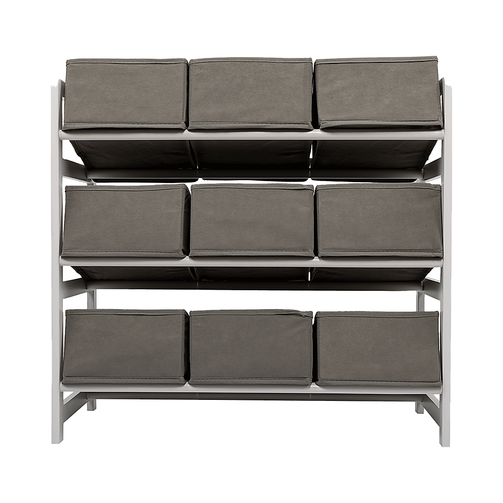 Kids Toy Box Storage Unit Drawers Childrens Bedroom Shelf Baby Nursery Furniture Grey