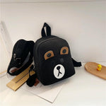 Adorable Bear Schoolbag for Kids - Cartoon Design - Bear Black